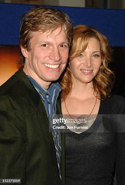 Don Roos and Lisa Kudrow during London Lesbian & Gay Film Festival: "Happy Endings" - Opening Gala at Odeon in London, Great Britain.