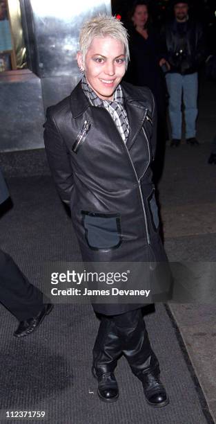 Joan Jett during 15th Annual Nordoff-Robbins Silver Clef Award Dinner & Auction at Roseland Ballroom in New York City, New York, United States.