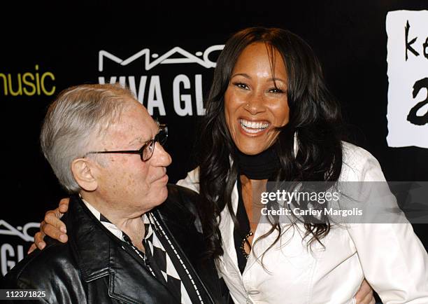 Sy Kravitz and Cynthia Garrett during Alicia Keys Presents "The Pusher's Ball" to Benefit Keep a Child Alive - Arrivals at Angel Orensanz in New York...