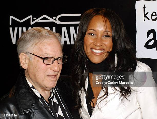 Sy Kravitz and Cynthia Garrett during Alicia Keys Presents "The Pusher's Ball" to Benefit Keep a Child Alive - Arrivals at Angel Orensanz in New York...