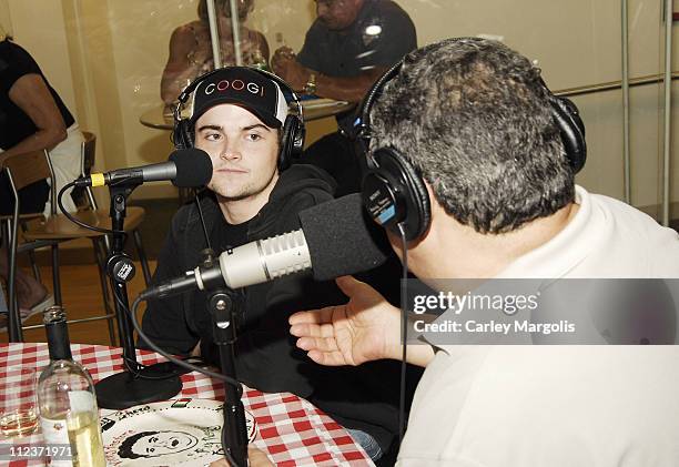 Robert Iler and Vincent Pastore during Vincent Pastore Celebrates his 60th Birthday with Special Guests on his Sirius Radio "The Wiseguy Show" - July...