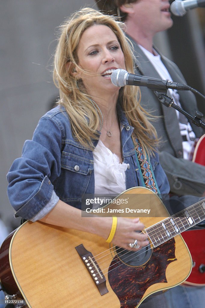 Sheryl Crow Performs on "The Today Show" Summer Concert Series - April 23, 2004