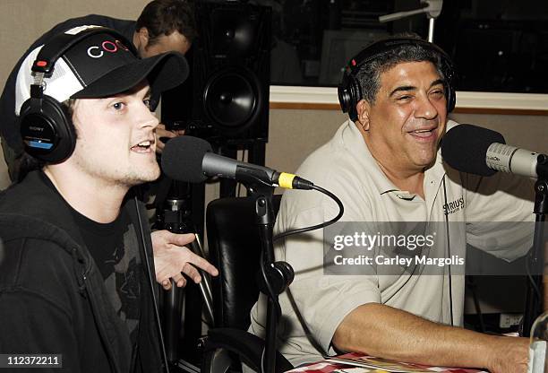 Robert Iler and Vincent Pastore during Vincent Pastore Celebrates his 60th Birthday with Special Guests on his Sirius Radio "The Wiseguy Show" - July...