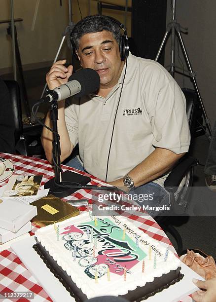 Vincent Pastore during Vincent Pastore Celebrates his 60th Birthday with Special Guests on his Sirius Radio "The Wiseguy Show" - July 12, 2006 at...