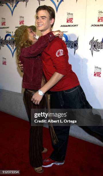 Hayden Panettiere and David Gallagher during "Kingdom Hearts" Video Game Pre-Launch Party at W Hotel in Westwood, California, United States.