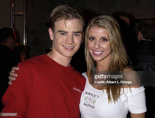 David Gallagher and Melissa Schuman during "Kingdom Hearts" Video Game Pre-Launch Party at W Hotel in Westwood, California, United States.