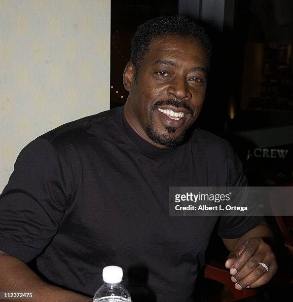 Ernie Hudson during Signing with Cast Members from HBO's "Oz" for Tom Fontana's "Behind These Walls" at Barnes & Noble at the Grove in Los Angeles,...