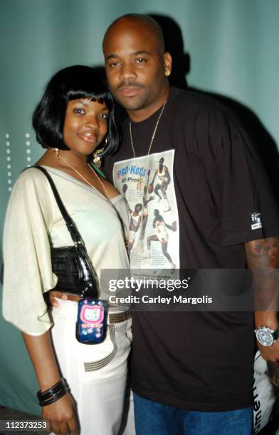 Nicole Wray and Damon Dash during Stella McCartney Launches her New Sports Performance Line With Adidas at Sky Studios in New York City, New York,...