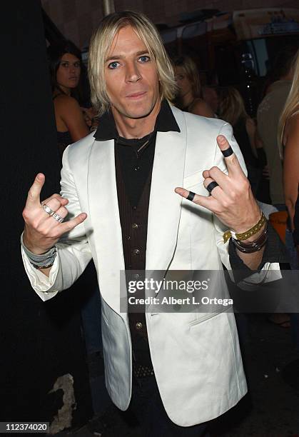 Marty Casey during "Rockstar: Supernova Season 2" Premiere Party at The Roxy in Los Angeles, California, United States.