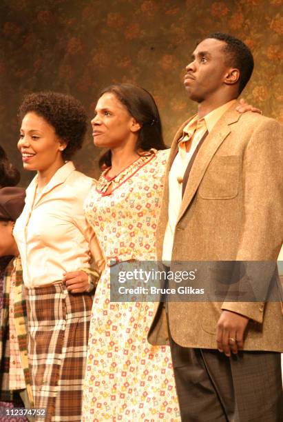 Sanaa Lathan, Audra McDonald and Sean "P. Diddy" Combs