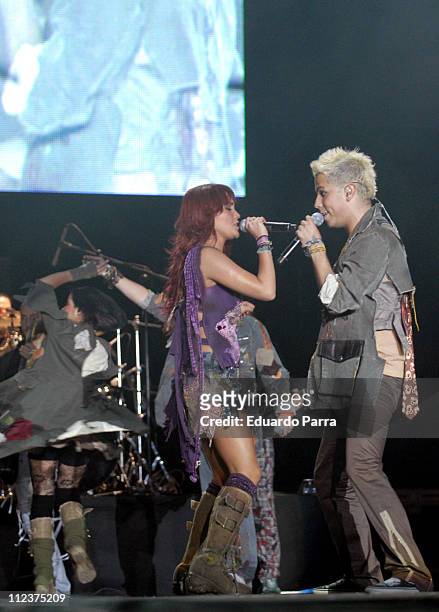 During RBD in Concert at the Sports Palace in Madrid - January 7, 2007 at Sports Palace in Madrid, Spain.