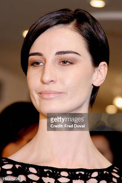 Erin O'Connor during Jaeger London Diffusion Line - Photocall - May 24, 2005 at Jaeger Shop Regent Street in London, Great Britain.