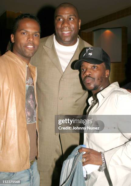 Calloway of "106 & Park", Earvin "Magic" Johnson and Anthony Hamilton