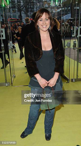 Jill Halfpenny during "Alien Autopsy" London Premiere - Inside Arrivals at Leicester Square in London, Great Britain.