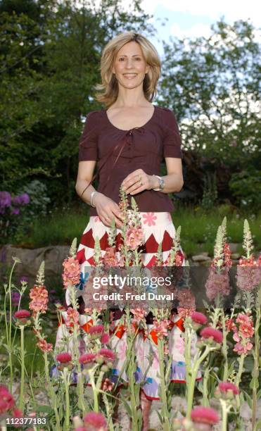Julia Carling during Chelsea Flower Show Press Day at Royal Hospital in London, Great Britain.