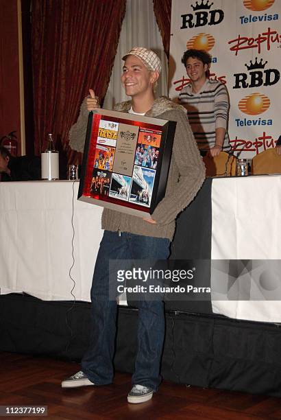 Christian Chavez of RBD during RBD Press Conference in Madrid - January 8, 2007 at Palace Hotel in Madrid, Spain.