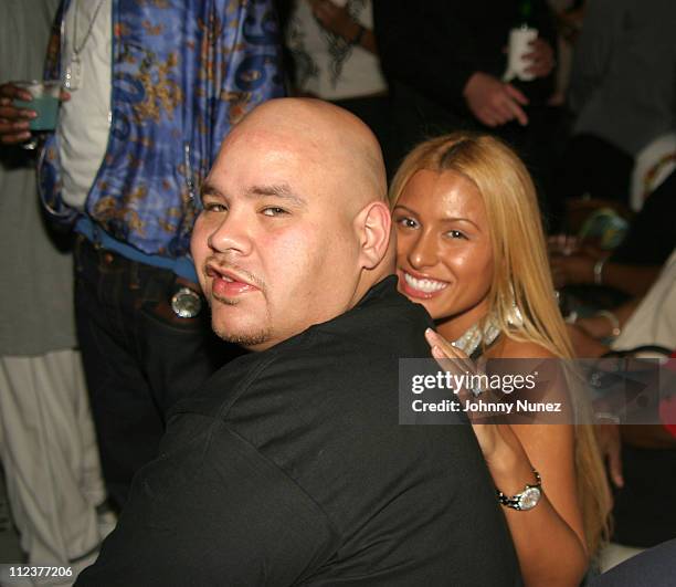 Fat Joe and Lornea Cartegena during Trina's Exotic Jungle Birthday Party at Star Island Mansion in Miami, Florida, United States.