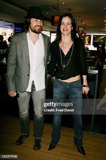 Juliette Lewis and Martin Henderson during "Little Fish" UK Premiere - Outside Arrivals at Curzon Soho in London, Great Britain.