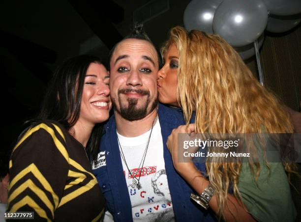 Guest, A.J. McLean and Samantha Cole during A.J. McLean of Backstreet Boys Birthday Party - January 9, 2007 at Marquee in New York City, New York,...