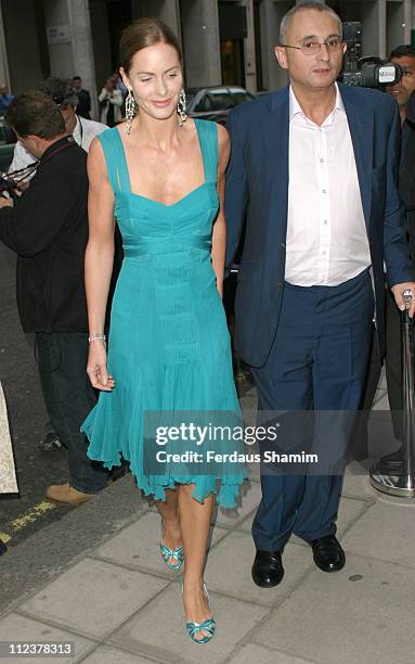 Trinny Woodall and husband Jonny Elichaoff during "4 Inches" - A Project For Women, About Women, By Women - Charity Auction at Christie's in London,...