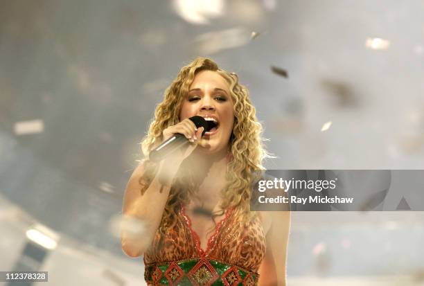 "American Idol" Season 4 - Winner, Carrie Underwood from Checotah, Oklahoma
