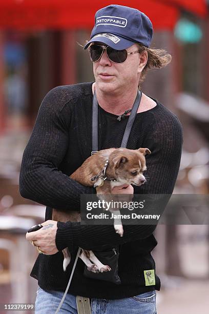 Mickey Rourke Miami Mickey Rourke Sighting In South Beach Photos and Premium High Res ...