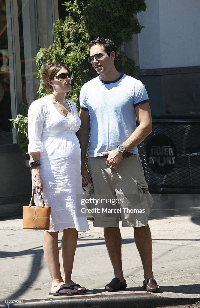 Kimberly Guilfoyle and Husband Eric Villency Sighting in Soho After Lunching at Bar Pitti Restaurant - July 16, 2006