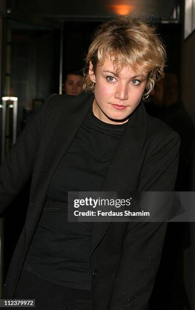 Emily Lloyd during Sumoson - Private VIP Christmas Party at Sumoson Restaurant in London, Great Britain.