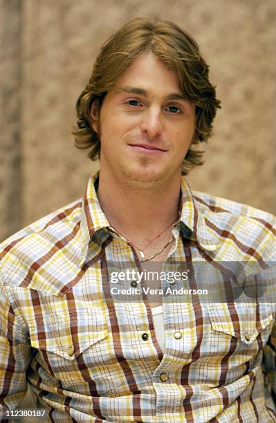 Cameron Douglas during "It Runs in the Family" Press Conference with Michael Douglas, Kirk Douglas, Diana Douglas and Cameron Douglas at The Four...