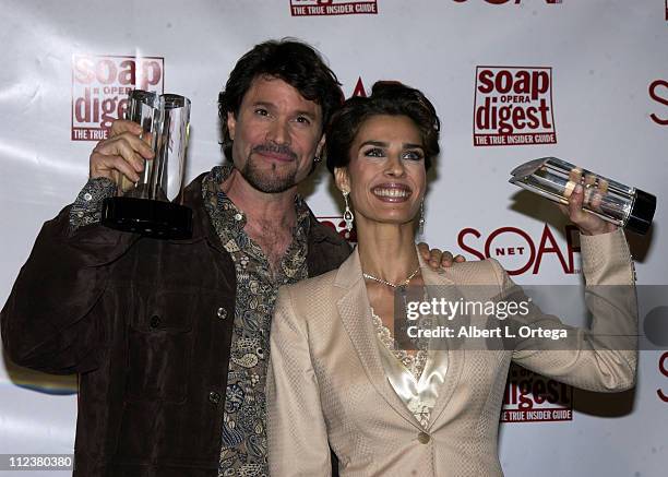 Peter Reckell and Kristian Alfonso during Soapnet Presents The Soap Opera Digest Awards - Press Room at ABC Prospect Studios in Los Angeles,...