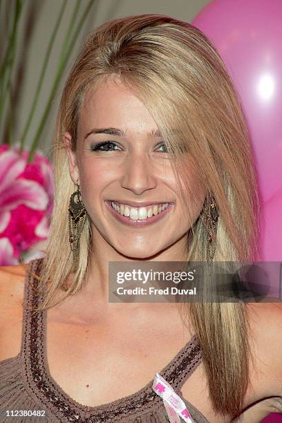 Lara Lewington during 11th Annual Pink Ribbon Ball at The Dorchester in London, Great Britain.