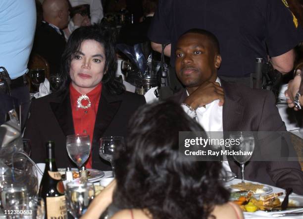 Michael Jackson and Chris Tucker during The 8th Annual Palm Beach International Film Festival - Grand Gala Awards Ceremony at Boca Raton Resort &...