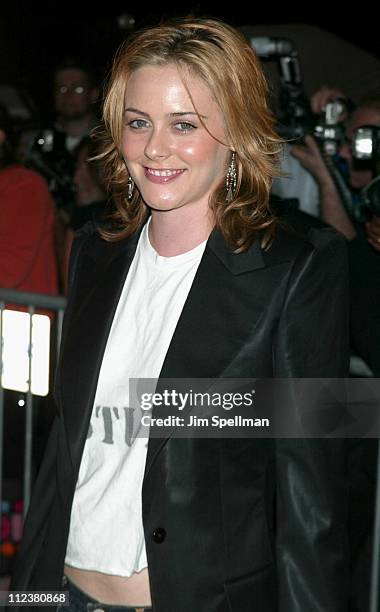 Alicia Silverstone during Mercedes Benz Fashion Week 2003 - Opening of the First Stella McCartney Store Worldwide at Stella McCartney Store in New...