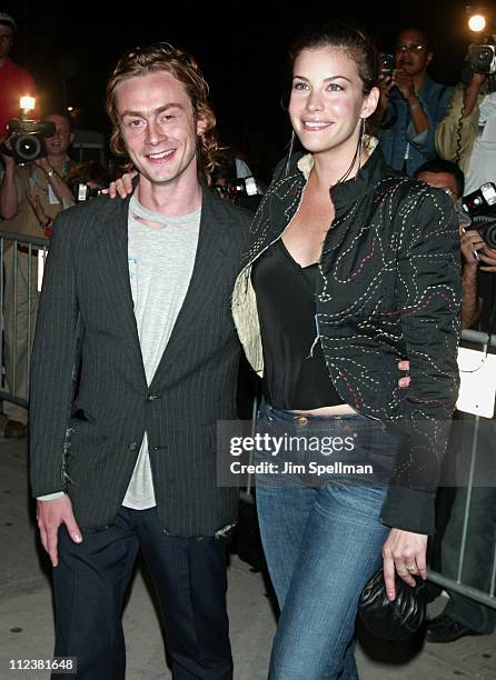 Royston Langdon & Liv Tyler during Mercedes Benz Fashion Week 2003 - Opening of the First Stella McCartney Store Worldwide at Stella McCartney Store...