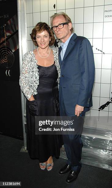 Bill Nighy and Diana Quick during "Stormbreaker" London Premiere - After Party at Cirque Nightclub in London, Great Britain.