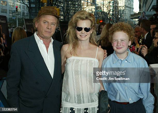 Art Garfunkel with his wife and son during "It Runs in the Family" New York Premiere - Outside Arrivals at Loews Lincoln Square in New York City, New...