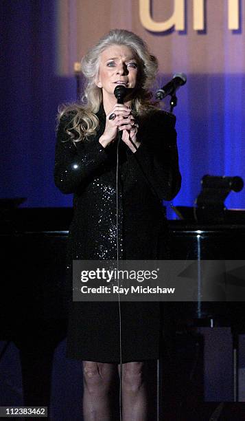 Judy Collins during UNICEF Goodwill Gala Celebrating 50 Years of Celebrity Goodwill Ambassadors - Show at The Beverly Hilton in Beverly Hills,...