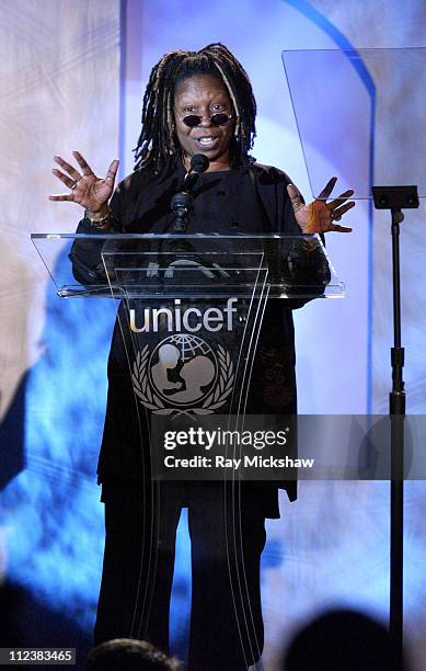 Whoopi Goldberg during UNICEF Goodwill Gala Celebrating 50 Years of Celebrity Goodwill Ambassadors - Show at The Beverly Hilton in Beverly Hills,...