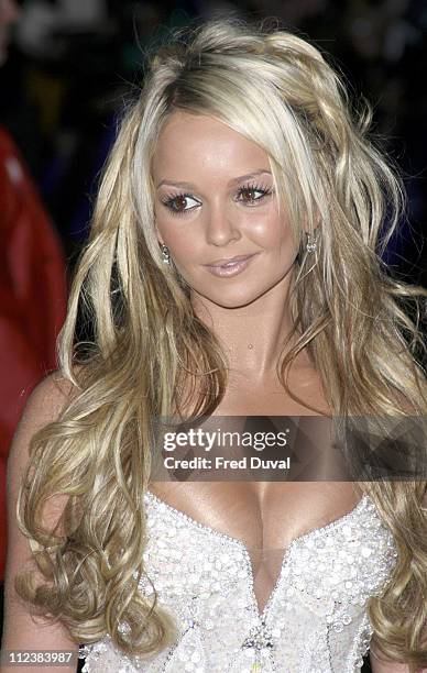 Jennifer Ellison during "The Phantom of the Opera" London Premiere - Arrivals at Leicester Square in London, England, Great Britain.