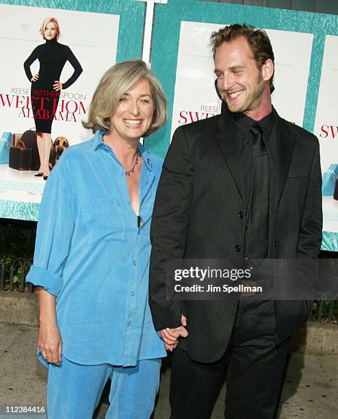 Josh Lucas & his mother during "Sweet Home Alabama" Premiere - New York at Chelsea West Cinema in New York City, New York, United States.