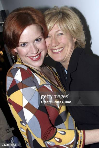 Molly Ringwald and Jayne Atkinson during "Modern Orthodox" Opening Night Celebration at Dodger Stages Theater in New York, New York, United States.