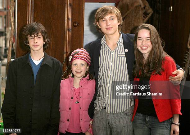 Skandar Keynes, Georgie Henley, William Moseley amd Anna Popplewell