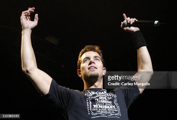Nick Hexum of 311 during K-Rock Claus-Fest 2003 - Day One at Hammerstein Ballroom in New York City, New York, United States.