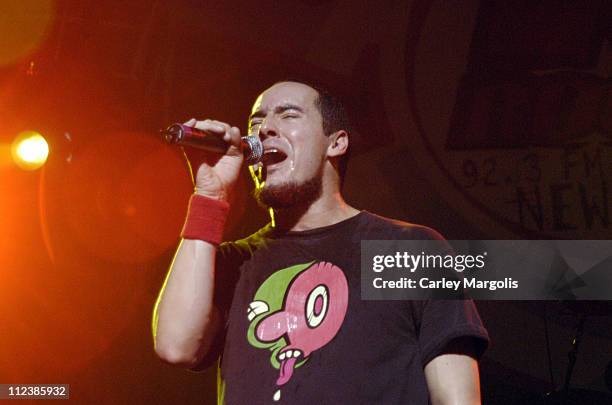 Martinez of 311 during K-Rock Claus-Fest 2003 - Day One at Hammerstein Ballroom in New York City, New York, United States.