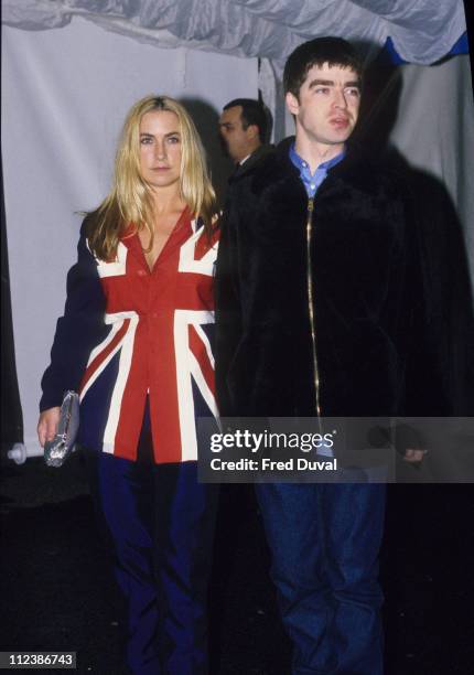 Meg Matthews and Noel Gallagher during Oasis File Pictures in London, Great Britain.