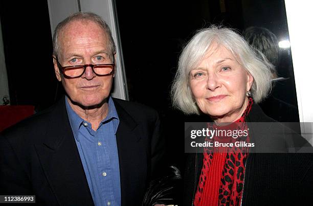Paul Newman and Joanne Woodward during Sam Shepard Returns To The Stage After 31 Years Absence In "A Number" at NYTW Theater in New York City, New...