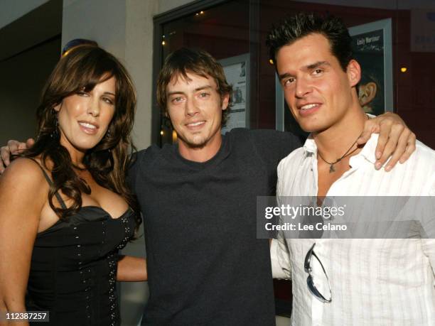 Cafe Entertainment Chairwoman and CEO Celia Fox, Jason London and Antonio Sabato Jr.