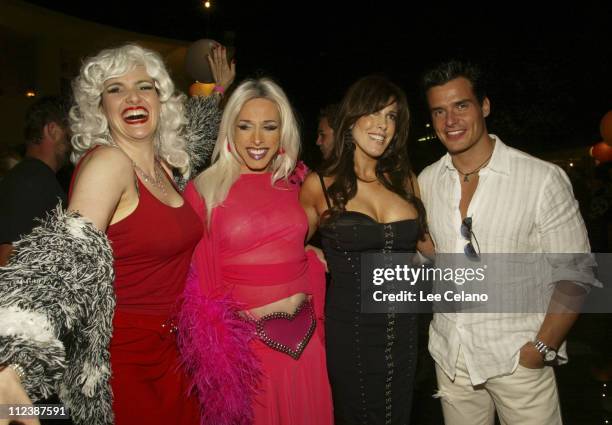 Elender Wall, Alexis Arquette, Cafe Entertainmen Chairwoman and CEO Celia Fox and Antonio Sabato Jr.