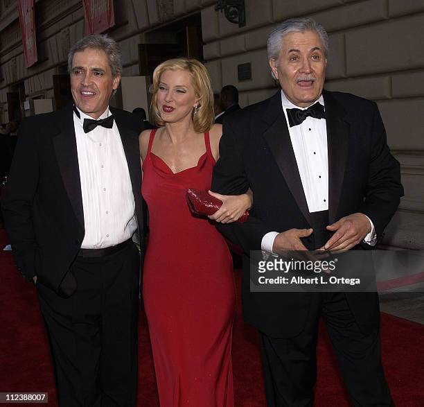 Valerie Wildman and John Aniston with guest during The 29th Annual People's Choice Awards - Arrivals at Pasadena Civic Auditorium in Pasadena,...