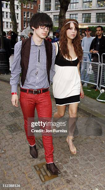 Fred Les and Peaches Geldof during "Spider-Man 3" London Premiere - Inside Arrivals at Odeon Leicester Square in London, United Kingdom.